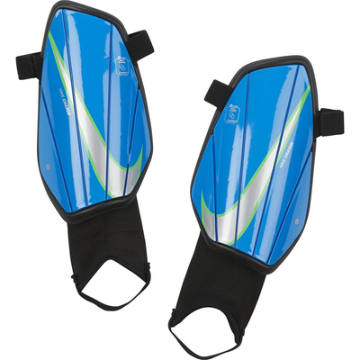 Charge shinguards, Blue, medium