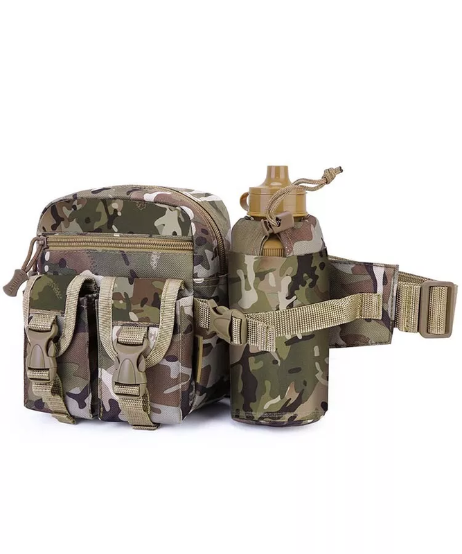 Kombat pioneer waist bag & bottle - black-null