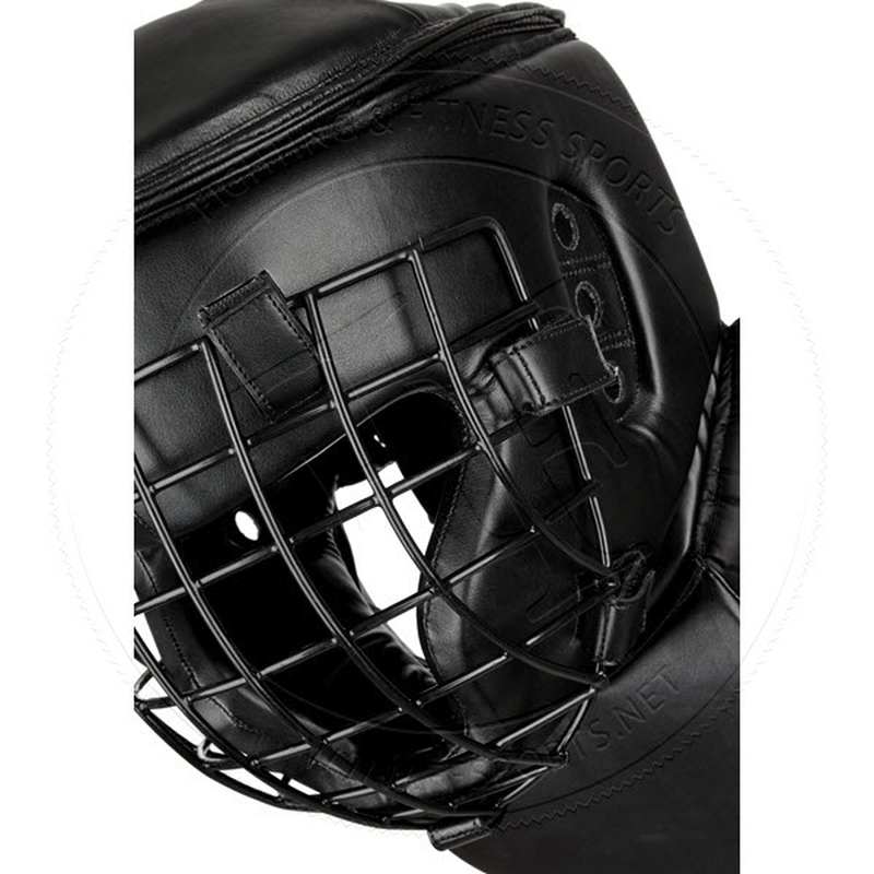 Benlee artificial leather full face head guard "defend"black, , medium-null