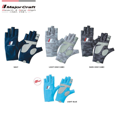 Major craft uv-cut gloves (size: ll, color: light blue), , medium