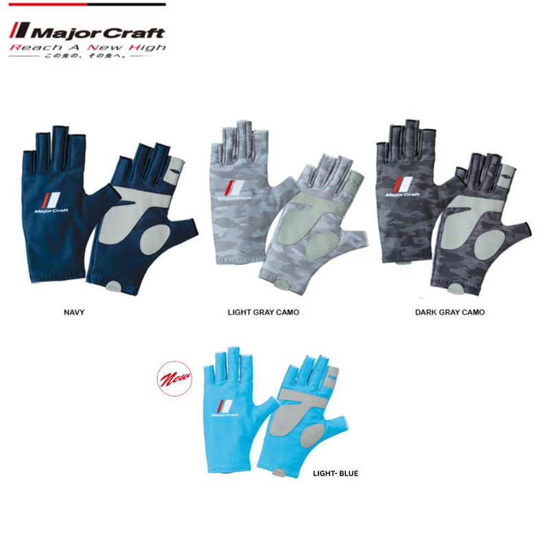 Major craft uv-cut gloves (size: ll, color: light blue), , medium-null