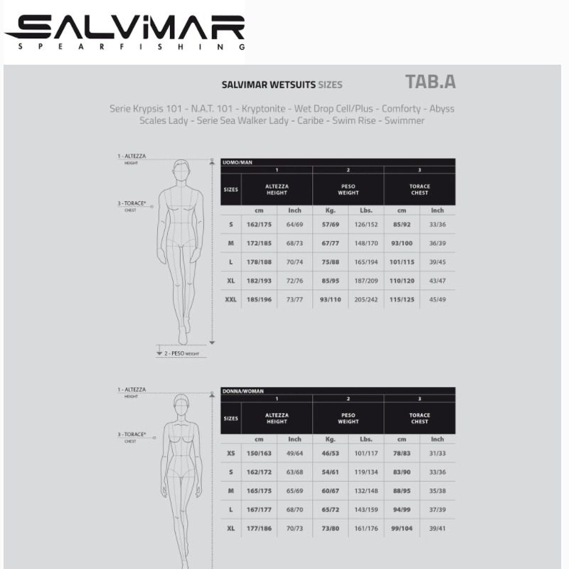 Salvimar wetsuit swimrise 2.0mm lady (size: medium), , medium-null