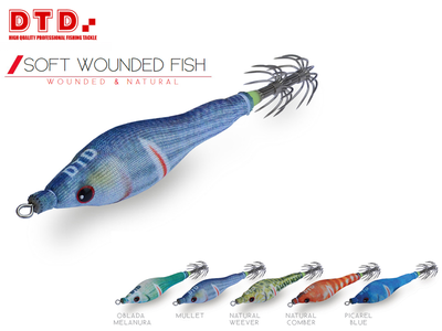 Dtd soft wounded fish (size: 2.0, color: natural weever), , medium