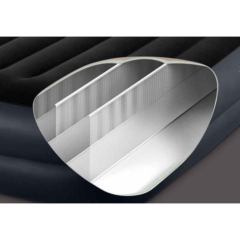 Intex twin pillow rest raised Airbed fiber-tech bip 64122nd-np, , medium-null