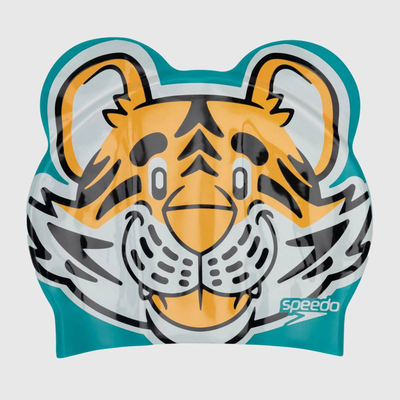 Printed character cap, Orange, medium