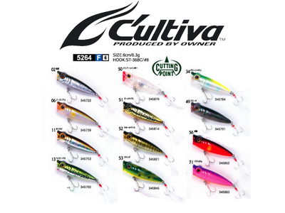 Cultiva gobo popper gp-60 (60mm, 6.3gr, colour:34), , medium