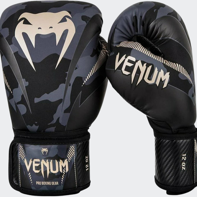 Impact boxing gloves, Kkhaki, medium