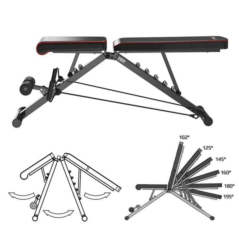 Hms adjustable bench l l1217, , medium-null