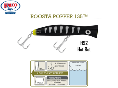 Halco roosta popper 135 (135mm, 49gr, color: h92), , medium