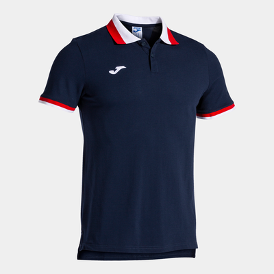 Confort II short sleeve polo navy, Navy, medium