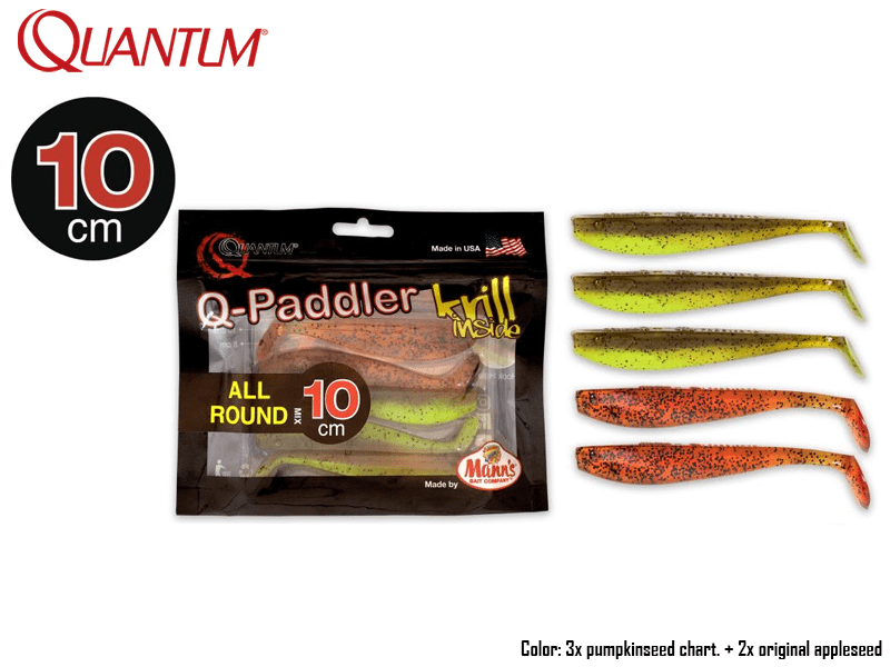 Quantum q-paddler all round mix (size: 10cm, pack: 5 pcs), , medium-null