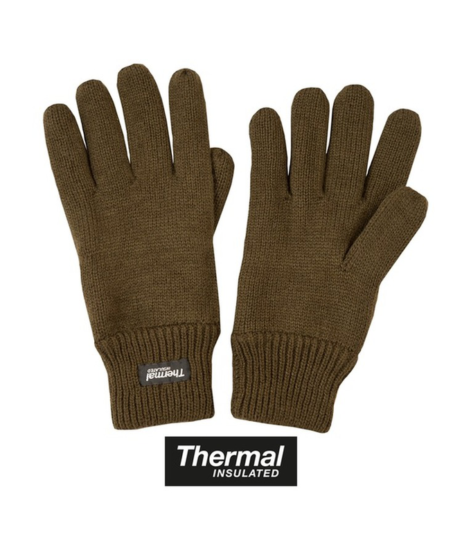Kombat thermal gloves - olive green/black - 1-null