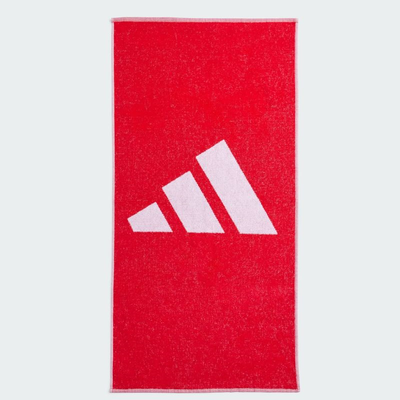 Adidas 3 bar gym towel small jd1121, Red, medium