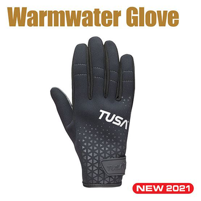 Tusa warmwater glove 2mm - xxl, Black, medium