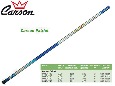 Carson patriot telescopic whips (7.00m, weight: 535gr), , medium