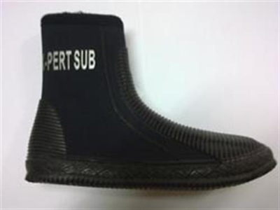 X-pert sub diving boots - 40, Black, medium