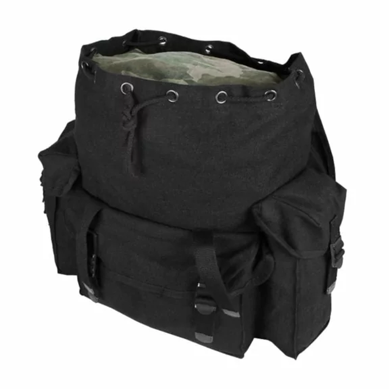 Mil-tec rucksack cotton imp - black-null