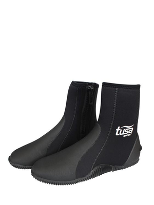 Tusa diving boots soft sole 5 mm - 41, Black, medium