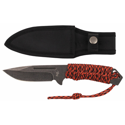 Mfh knife, redrope, large, wrapped handle, sheath, , medium
