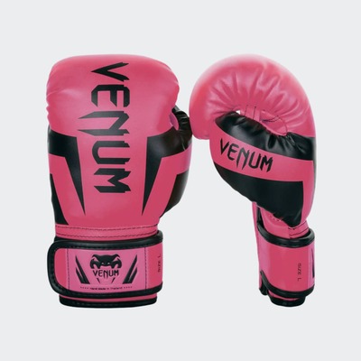 Elite boxing gloves kids, Pink, medium
