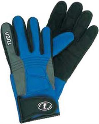 Tusa gloves warm water - m, Blue, medium