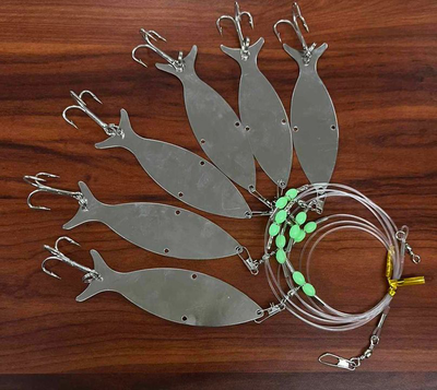 Va treble salagkia with metal fish, , medium