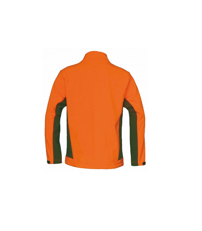 Benisport soft shell jacket norway khaki/orange - small-null
