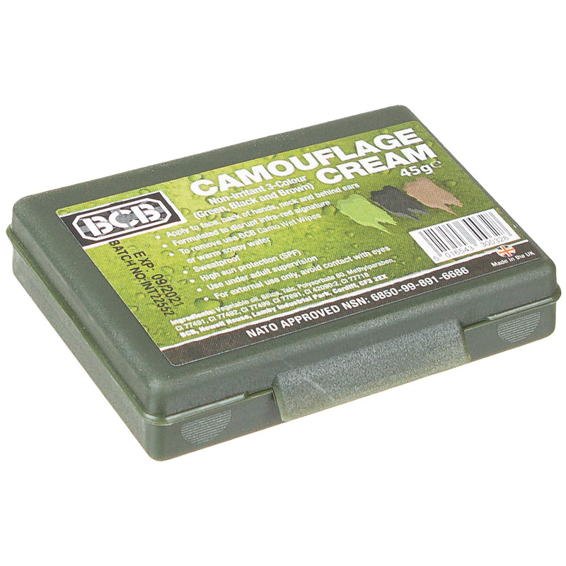Gb camo face paint, 3 colours, with mirror, 45 g-null