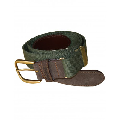 Benisport adjustable elastic khaki belt - large, , medium
