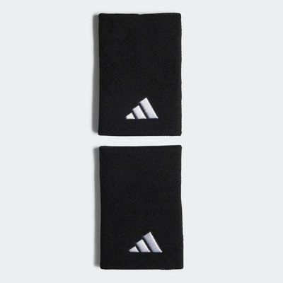 Adidas tennis wristband l, Black, medium