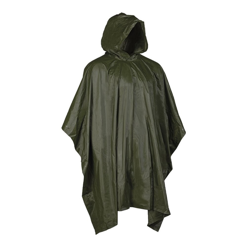 Mil tec wet weather poncho olive one size-null