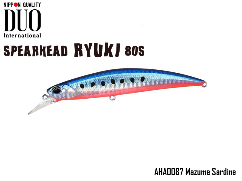 Duo spearhead ryuki 80s sw (length: 80mm, weight: 12gr color: aha0087 mazume sardine), , medium-null