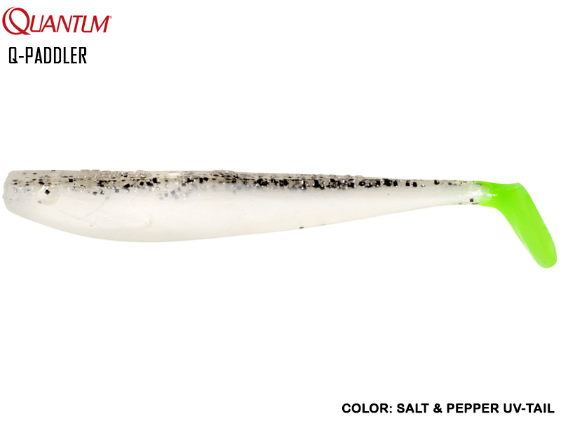 Quantum q-paddler (length: 8cm, weight: 3.5gr, color: salt & pepper uv-tail), , medium-null