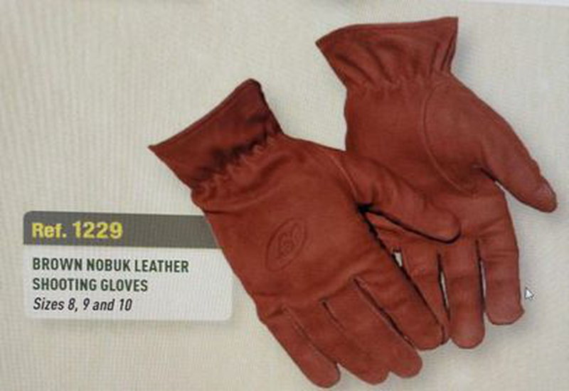 Benisport brown nobuk lether shoot gloves medium-null