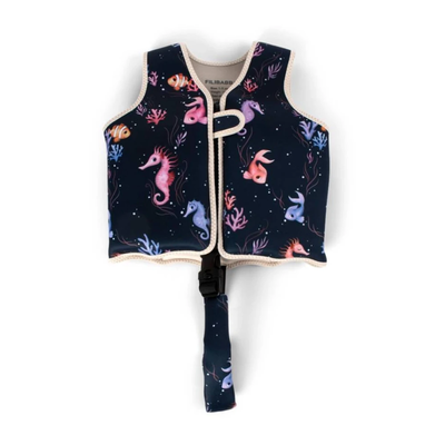 Filibabba swim vest 5/6 years - rainbow reef, , medium