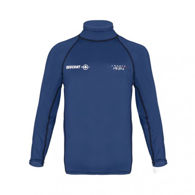 Beuchat atoll junior rashguard - 4/6, Deep Blue, medium