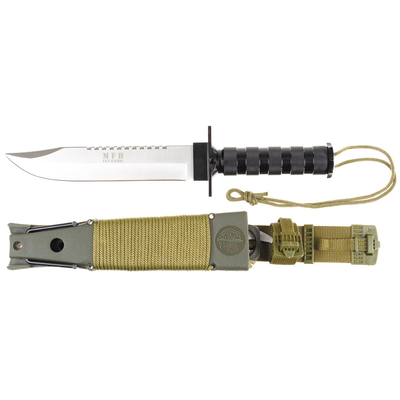 Mhf survival knife, jungle ii, aluminium handle, various accessories, , medium