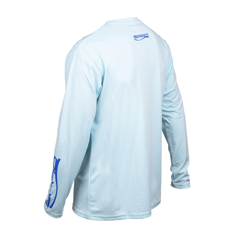 Spro performance ls shirt uv-prot l-blue - large-null