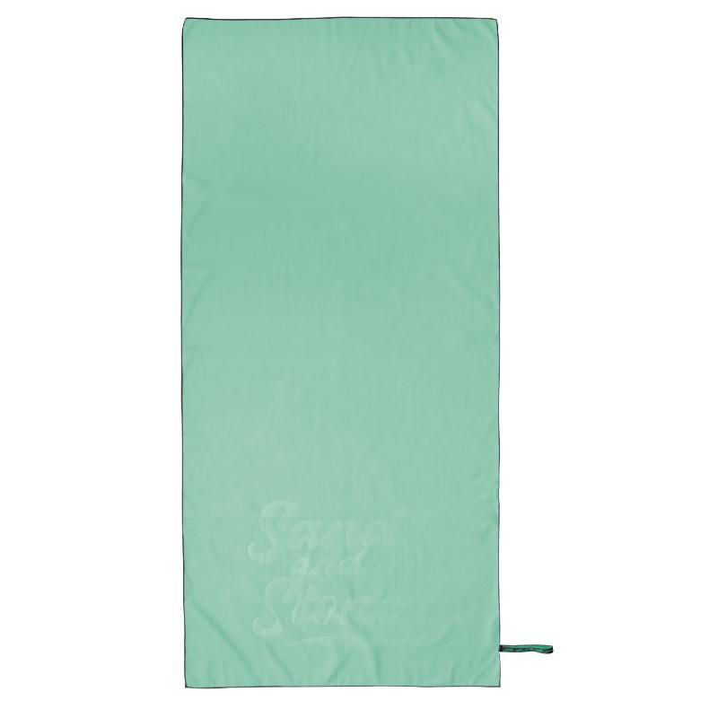 Sand & stone beach towel microfiber - mint, , medium-null