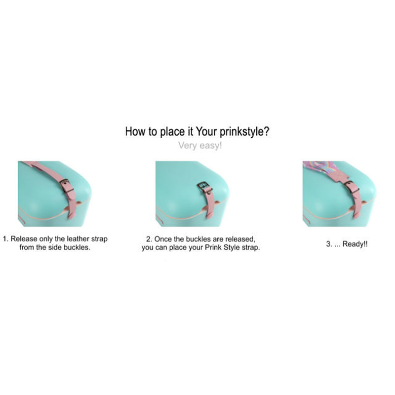 Polarbox prinkstyle strap - cyan tie dye, , medium-null