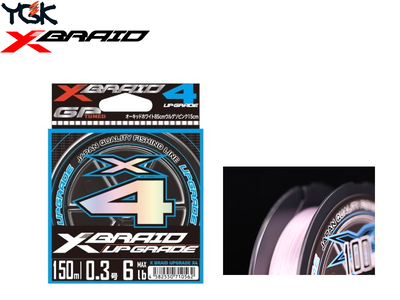 Ygk x010 x-braid upgrade x4 ( length: 150mt, p.e: 1.5, b.s: 25lb), , medium