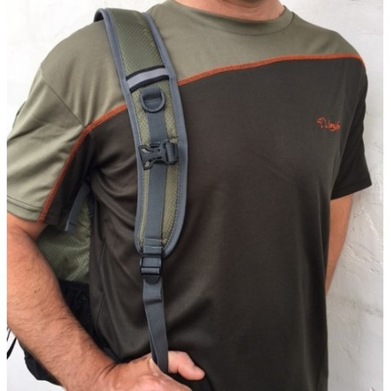 Benisport technical t-shirt kaqui / orange - 6xl-null