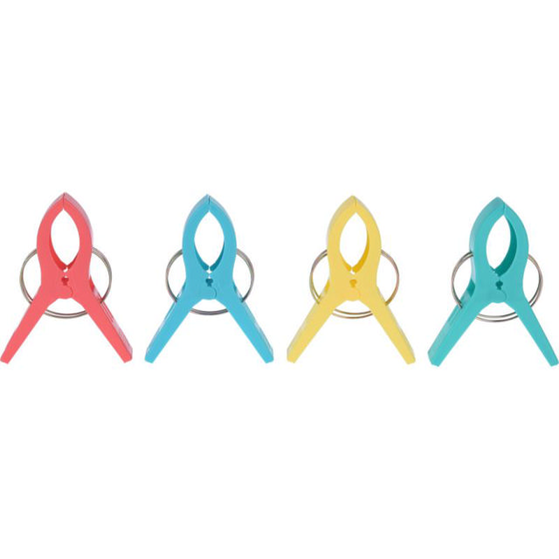 Towel clip pp set 4 pieces 120x85mm, , medium-null