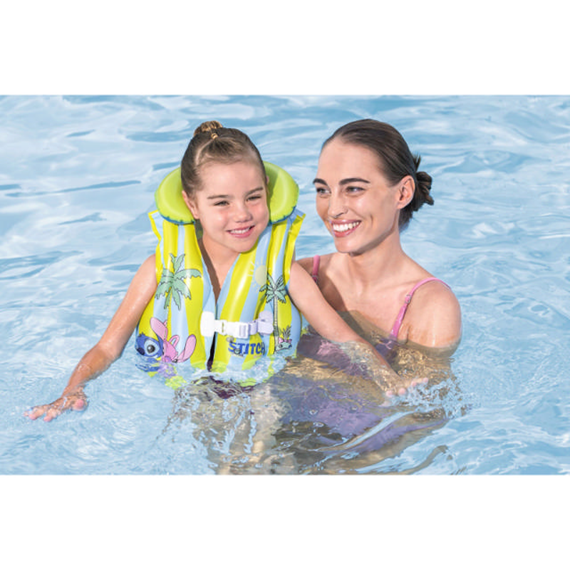 Disney stitch swim vest 51x46cm - blue, , medium-null