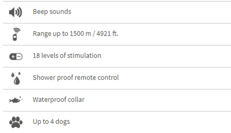 Numaxes remote dog training canicom 1500-null