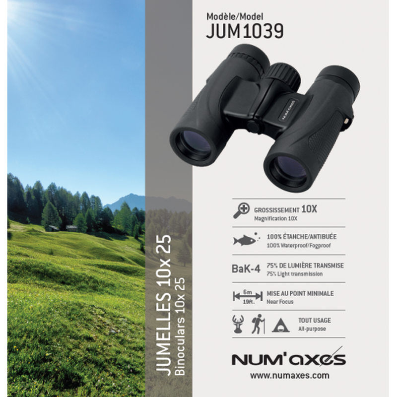 Numaxes 10 x 25 binoculars jum1039-null