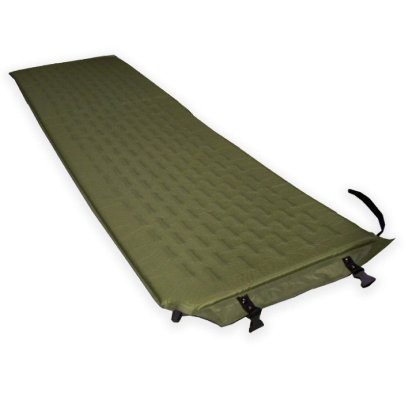 Self-inflatable waffle sleeping matress coyote-null