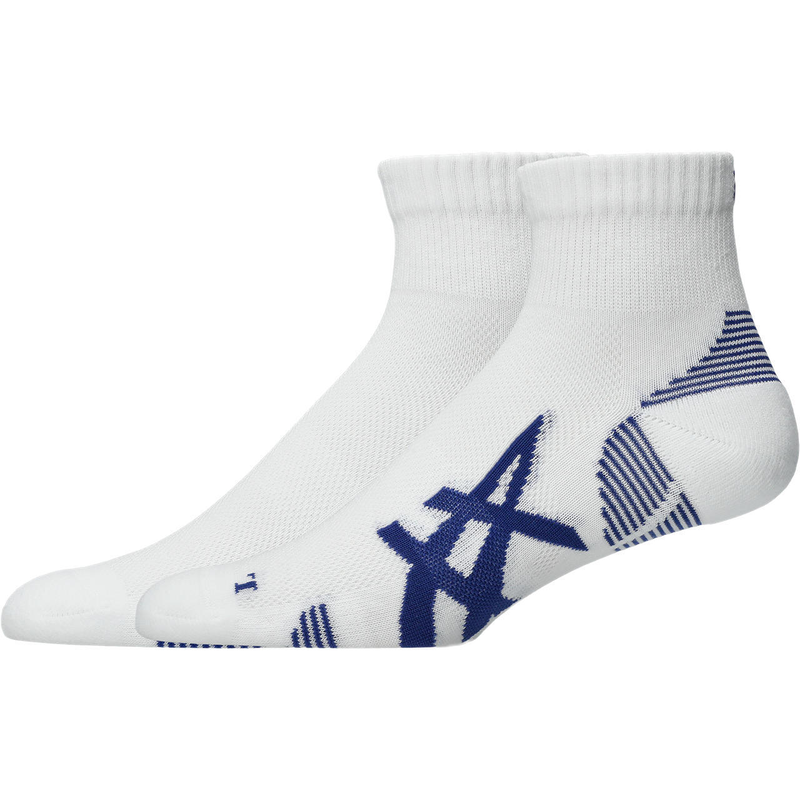 Asics 2ppk cushion run quarter sock-null