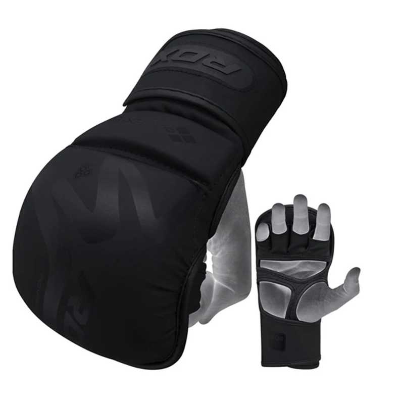 Rdx t15 noir mma sparring gloves black, , medium-null