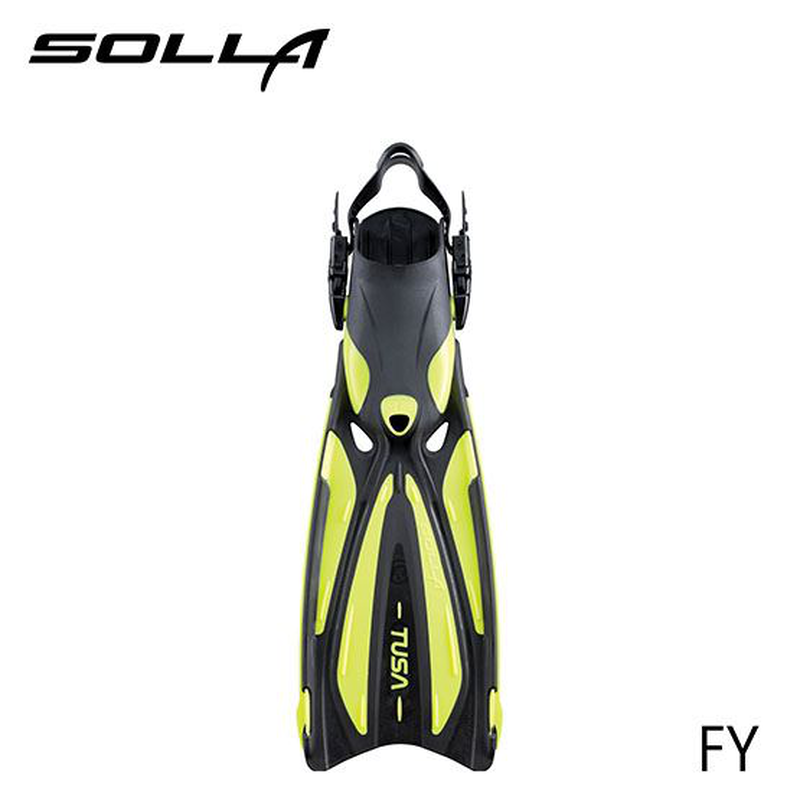 Tusa solla fins - medium , yellow-null